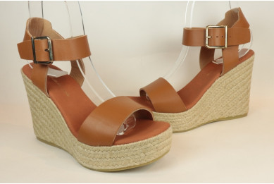 Linlink-Sandales Sandales Femme Espadrilles Compensées Femme en Velours Pas Cher Plateforme Talon Casual Bout Rond Grande Taille 35-43 