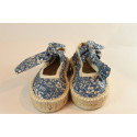 Espadrille enfant ballerine liberty avec attache foulard