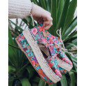 Sneakers espadrilles with flowers