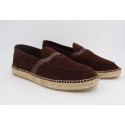 Espadrille homme mocassin bi-matière