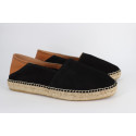Espadrille sans gène bi-matière pour homme