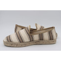 Striped Moccassin Espadrille