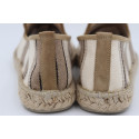 Striped Moccassin Espadrille