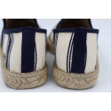 Striped Moccassin Espadrille