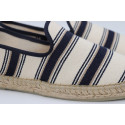 Striped Moccassin Espadrille