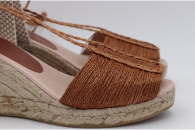 Espadrille compensée sisal