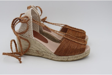 Espadrille compensée sisal