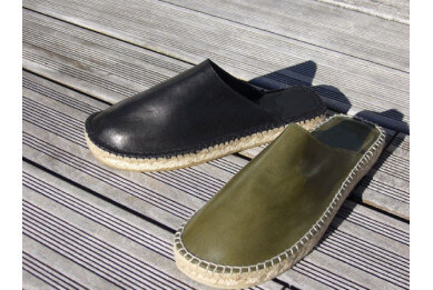 Mule cuir  fermé