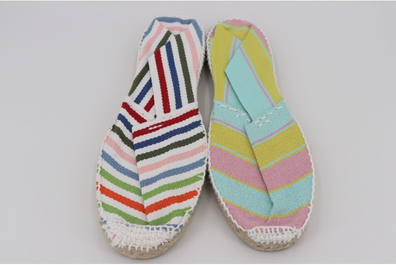 Espadrille basque traditionnelle rayure