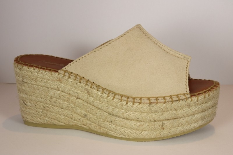Mule compensée en jute deals